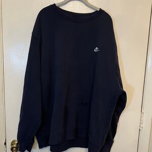 Nike Men's Dark Blue Crewneck Sweater